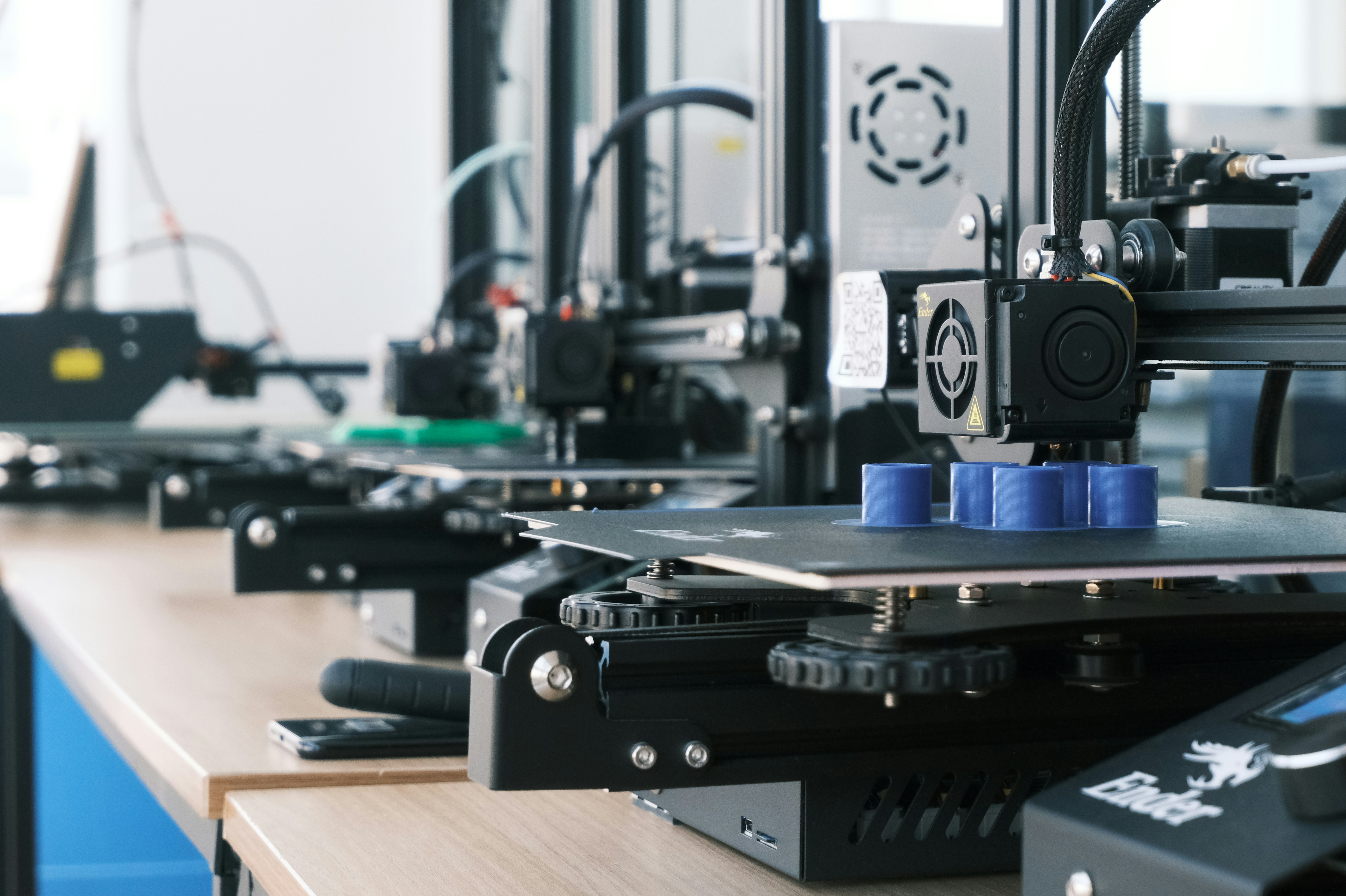 3D-Drucker bei der Arbeit an einem Teil