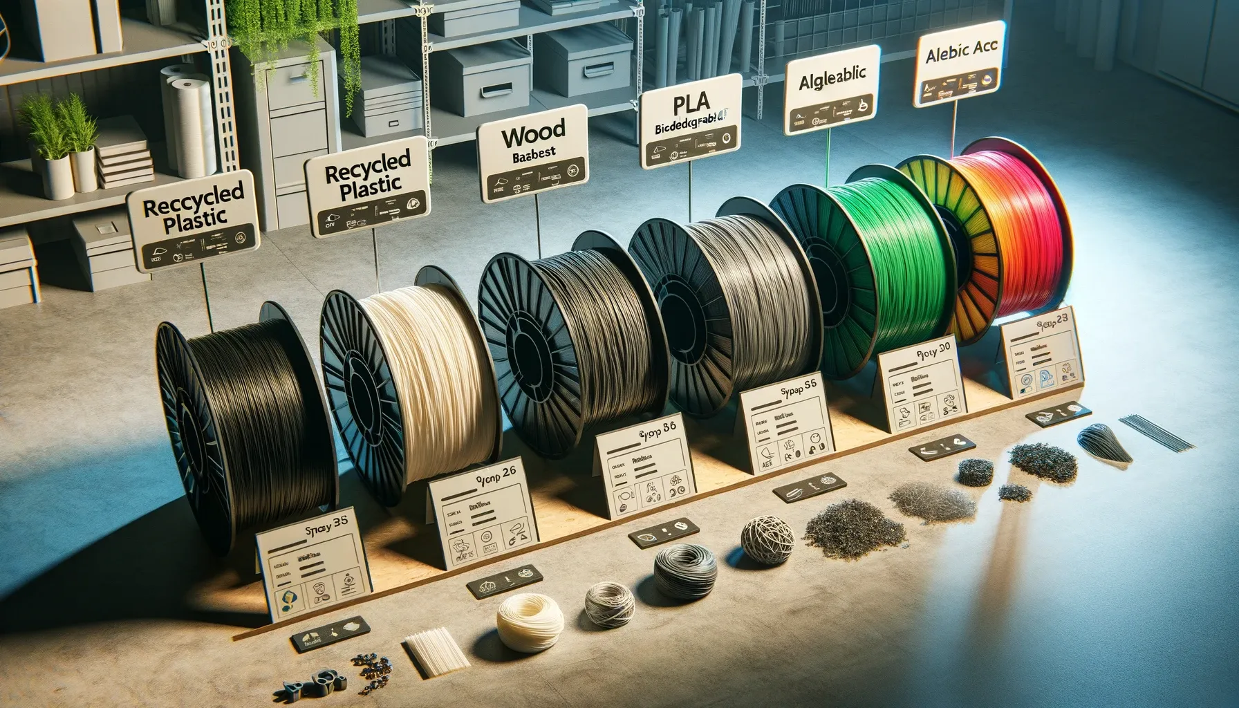 Nachhaltige Materialien für den 3D-Druck